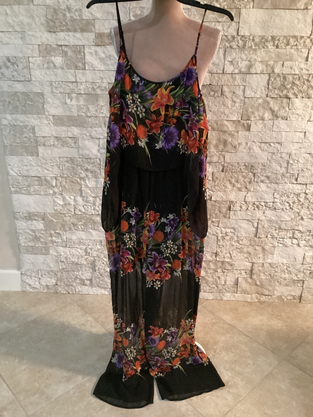 Muse wide-leg floral jumpsuit (NWT)